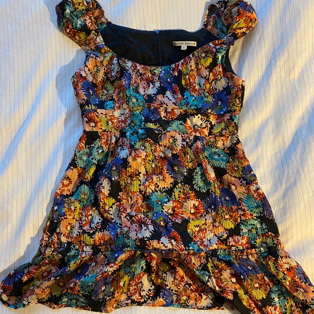 Nanette Lepore Mini Floral Dress